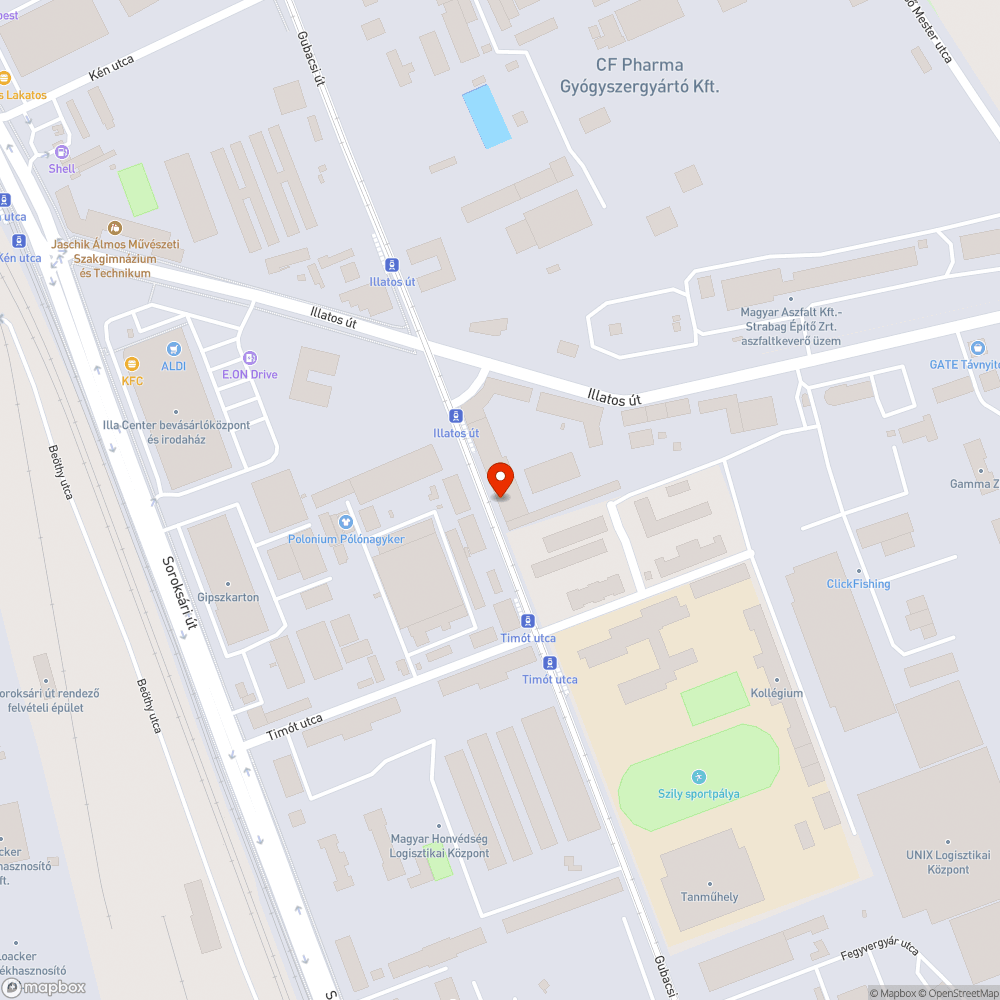 Megsüllyedt, billegő fedlap bejelentés helye