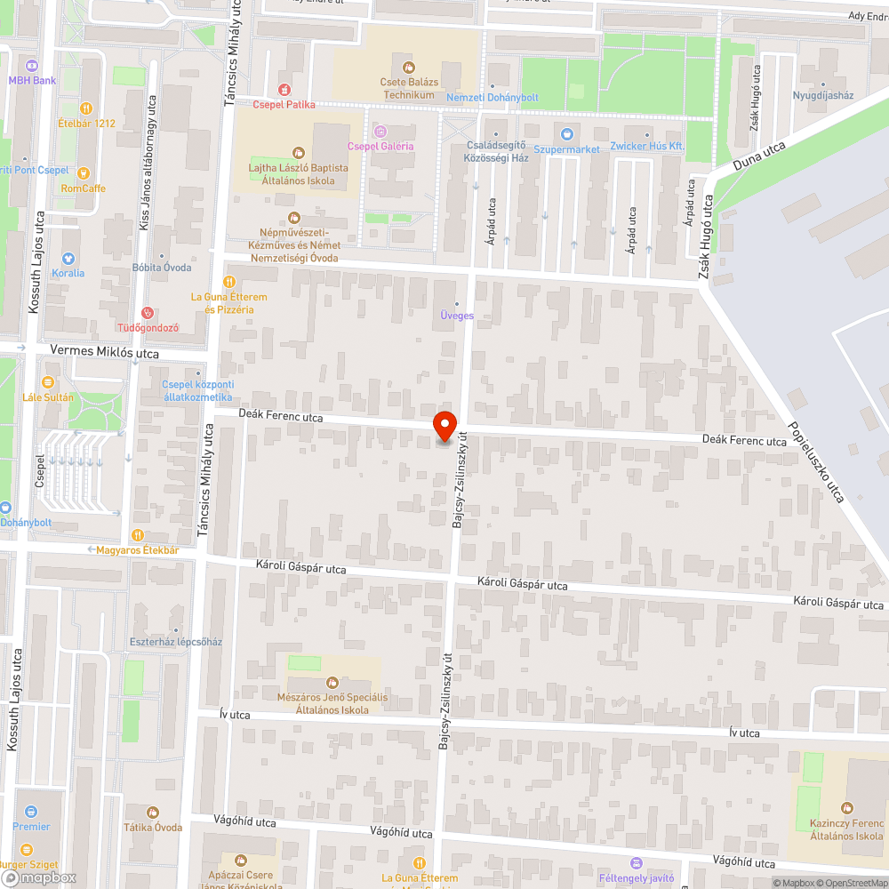 Kilyukadt fedél bejelentés helye