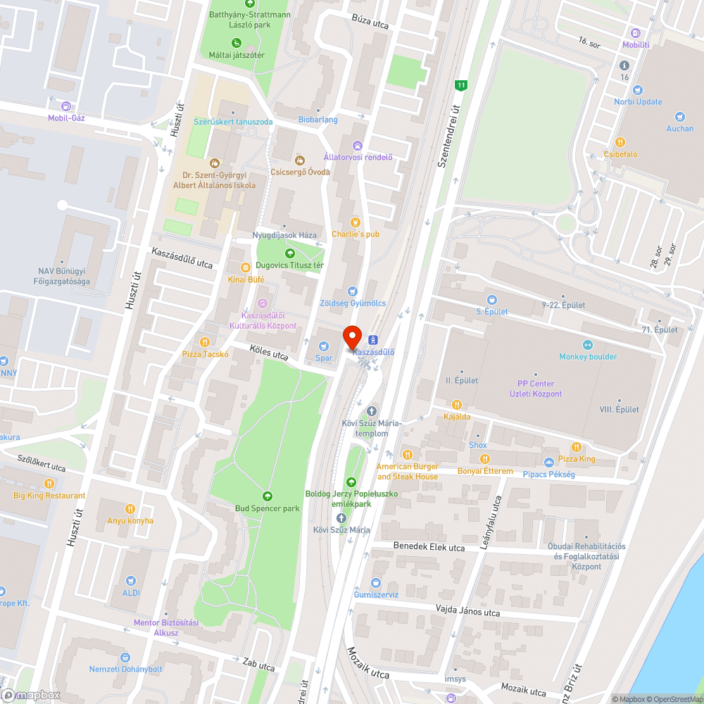 Zebra és HÉV- átjáró közvilágítás nélkül bejelentés helye