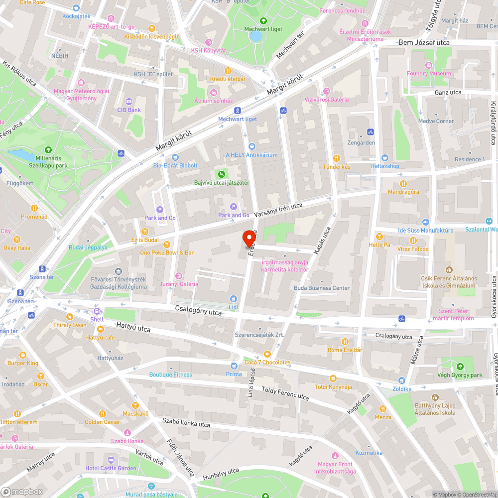 Hiányzó aszfalt bejelentés helye