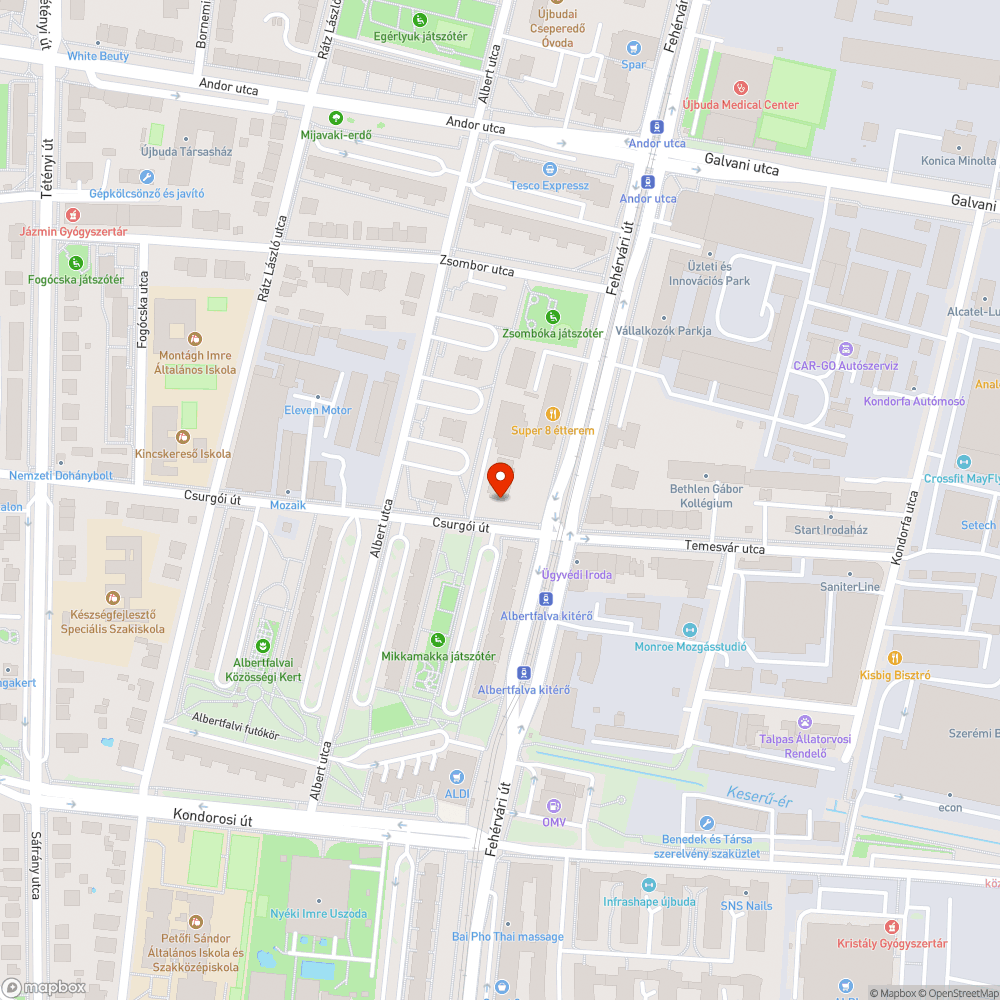 Bokáig érő avar bejelentés helye