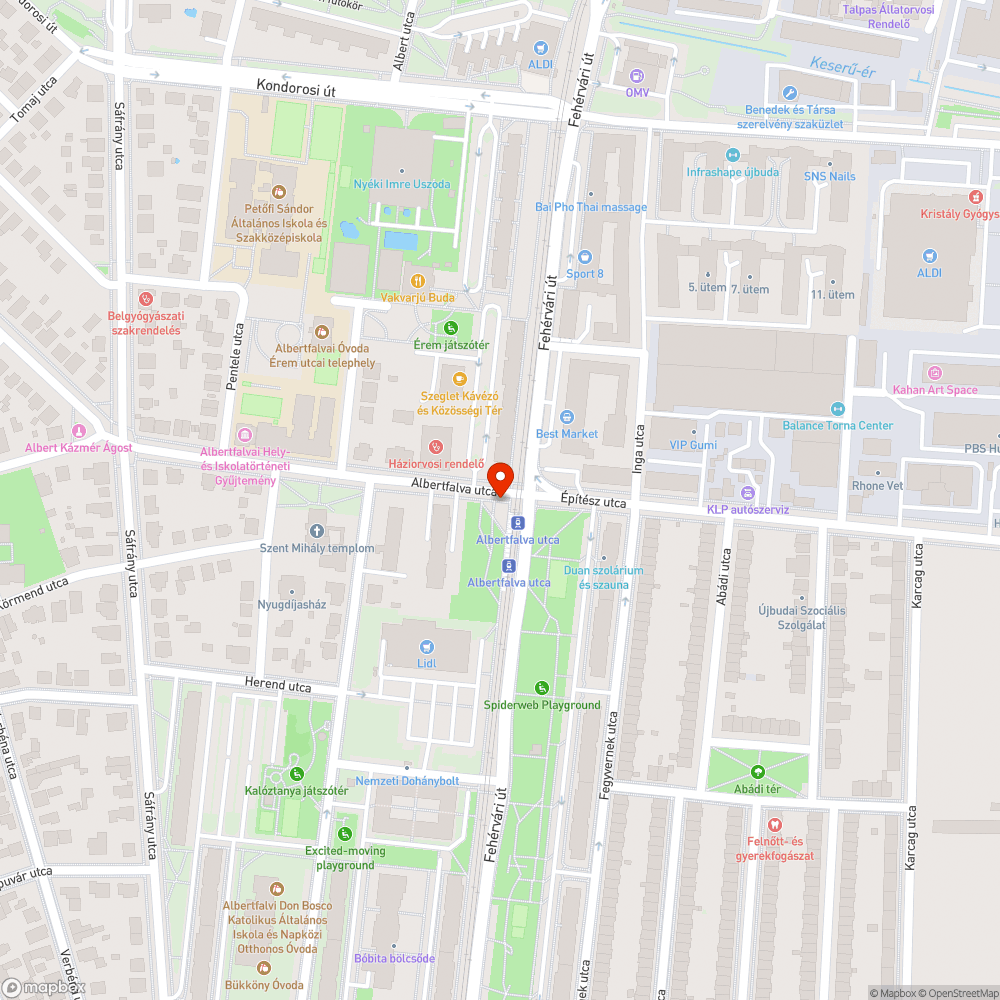 Rossz állapotú pihenő bejelentés helye