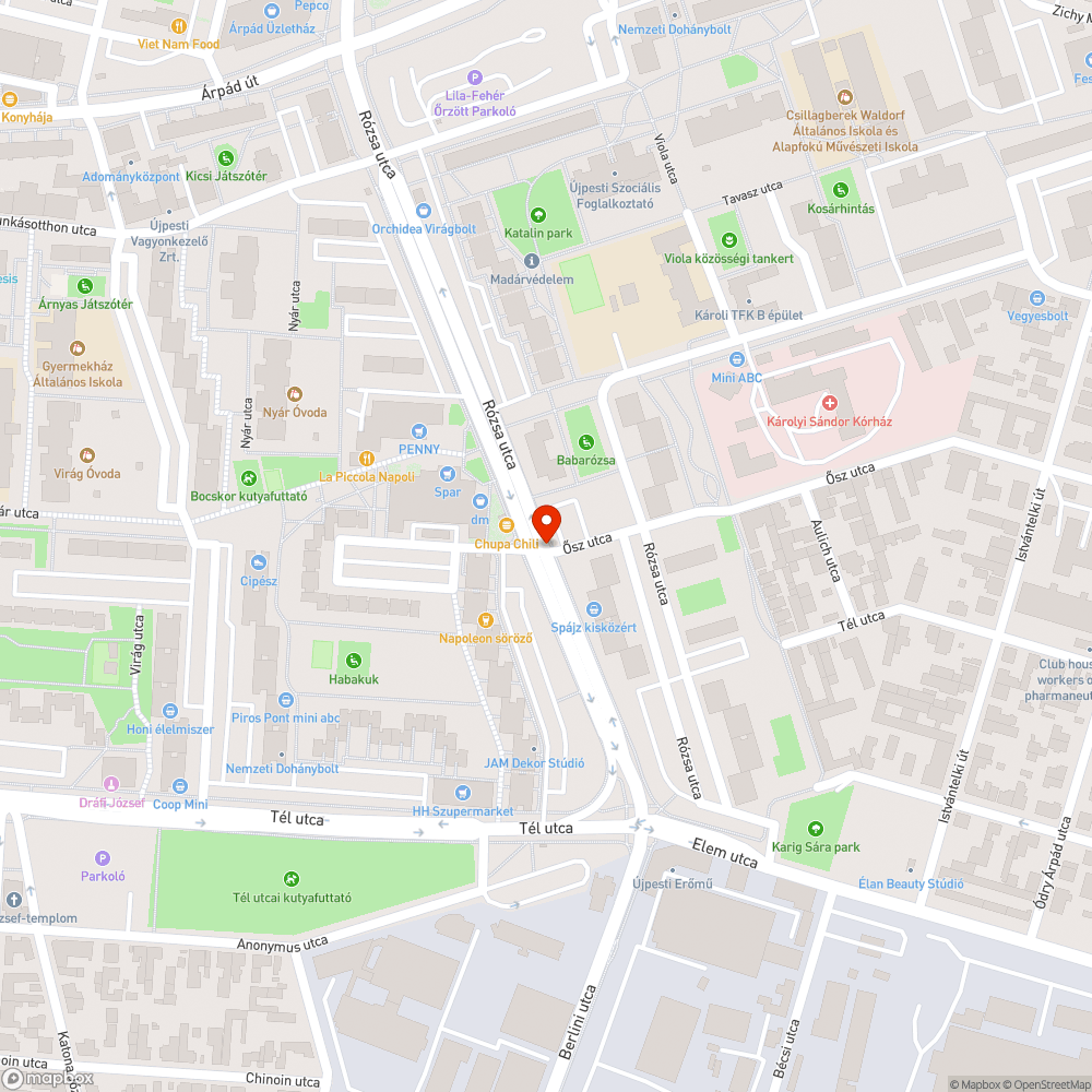 Hiányzó oszlop bejelentés helye