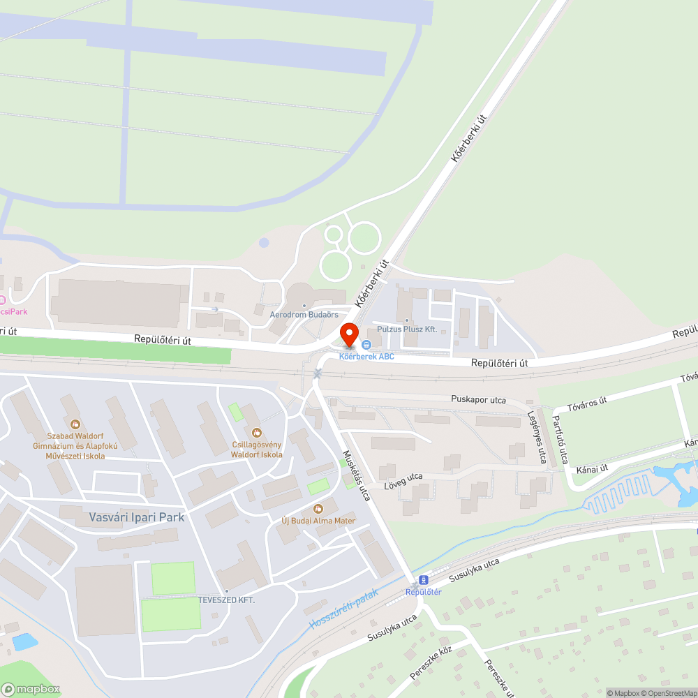 Szemetes buszmegálló és környéke bejelentés helye