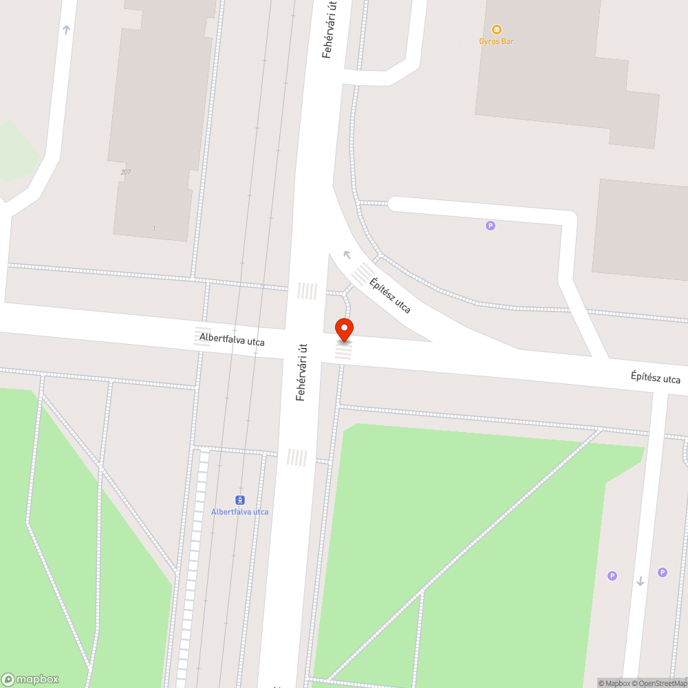 Kiégett gyalogos jelzőlámpa bejelentés helye