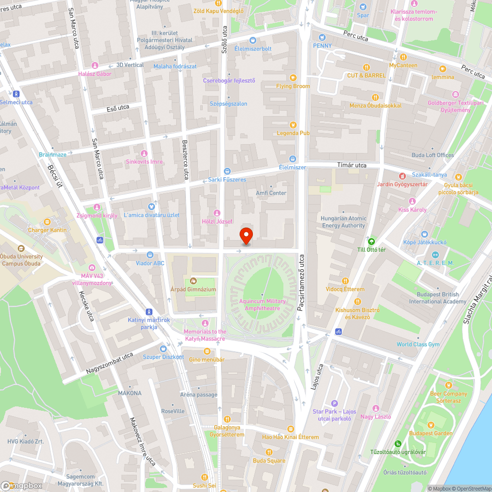 Borzasztó állapotú útszakasz bejelentés helye