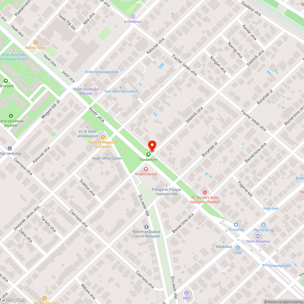 Kitört oszlop bejelentés helye