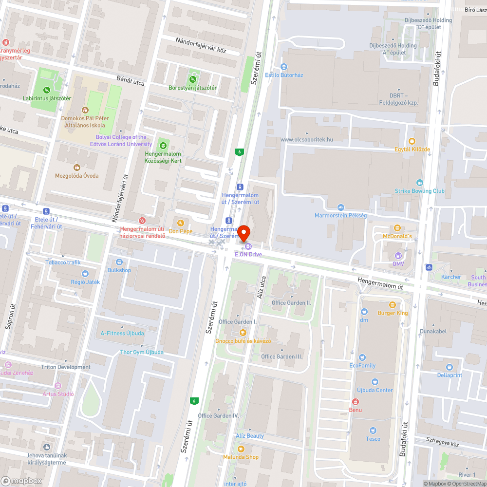 Beszakadt fedelű közmű bejelentés helye