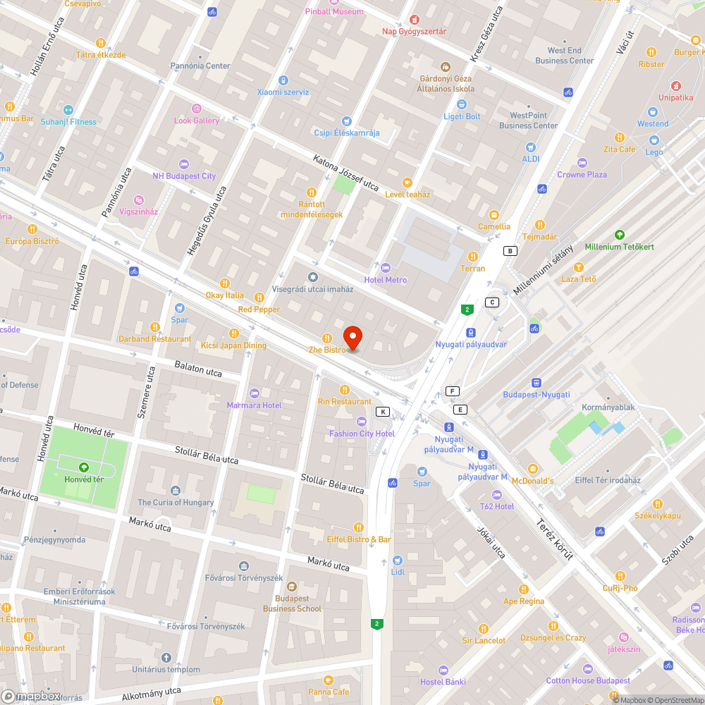 Szeméthalom a körúton bejelentés helye