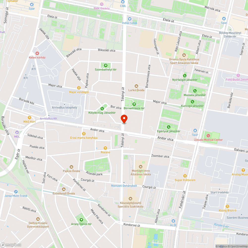 Üvegtörmelék buszmegállóban bejelentés helye