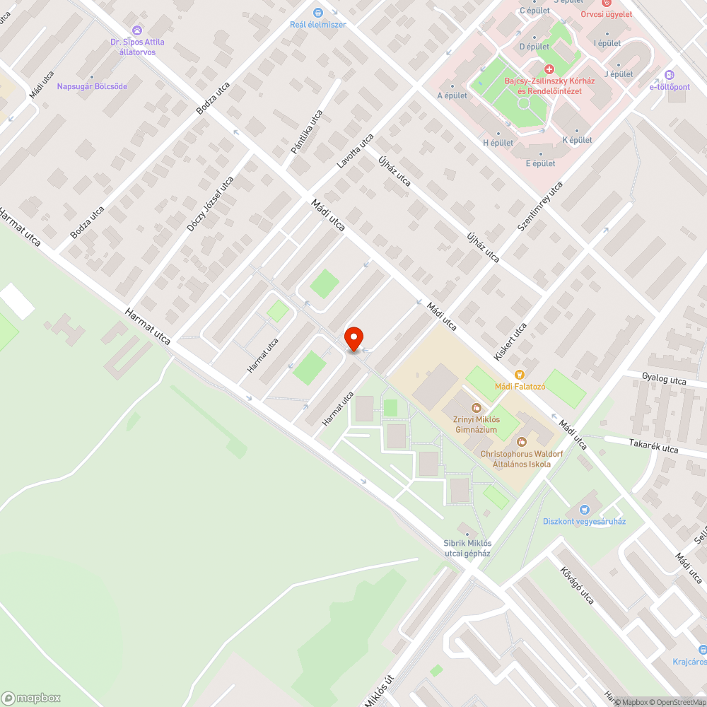 Elhagyott bevásárlókocsi bejelentés helye