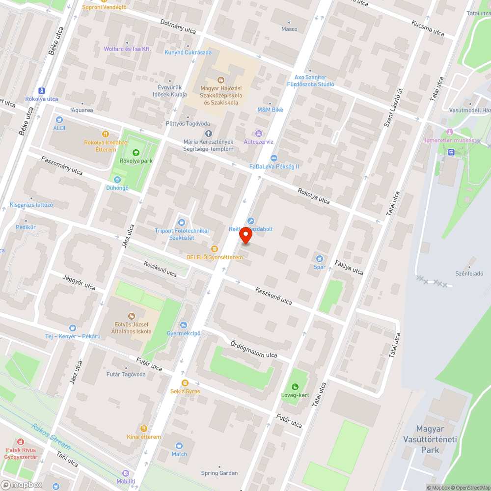 Privatizált, kapuval elzárt közterület bejelentés helye