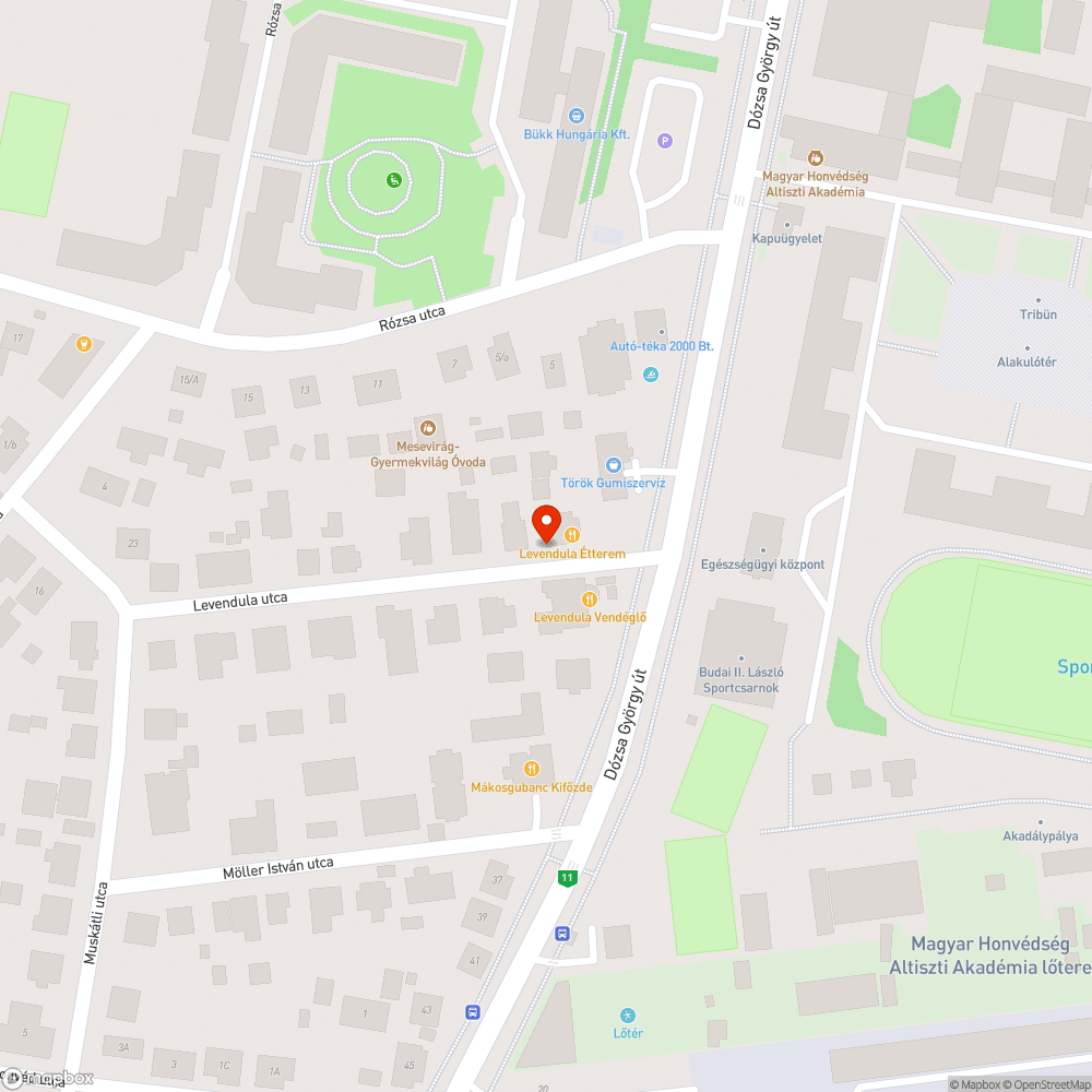 Utcai lámpa bejelentés helye