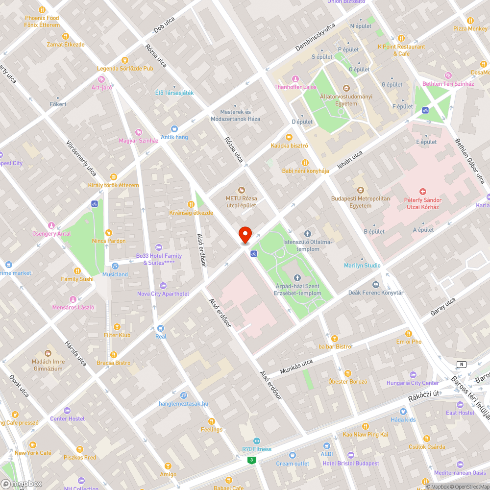 Széttöredezett járda bejelentés helye