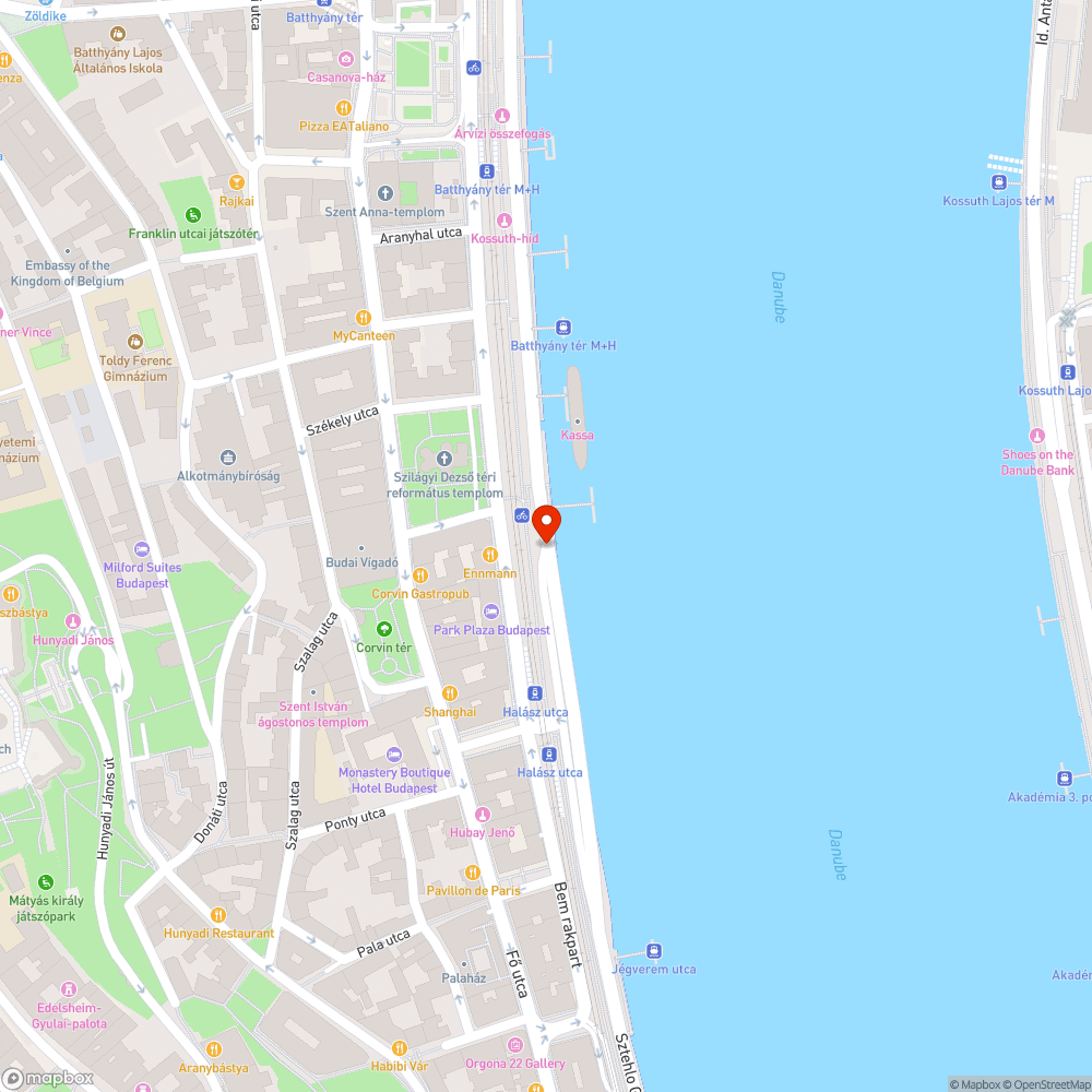 Rendkívül balesetveszélyes, beláthatatlan kereszteződés a rakparton bejelentés helye