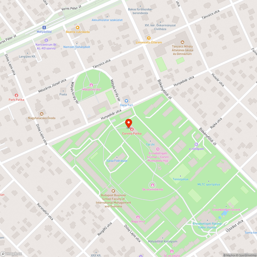 Szétesett pad bejelentés helye