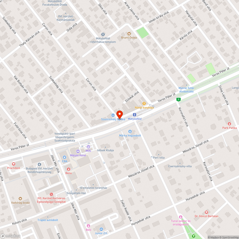 Hiányzó kerékpártámasz bejelentés helye