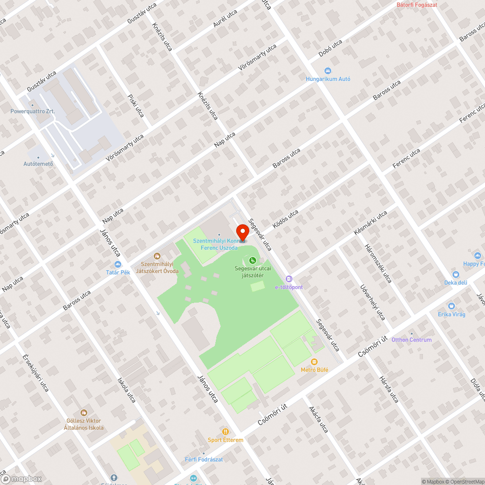 Törött deszka bejelentés helye