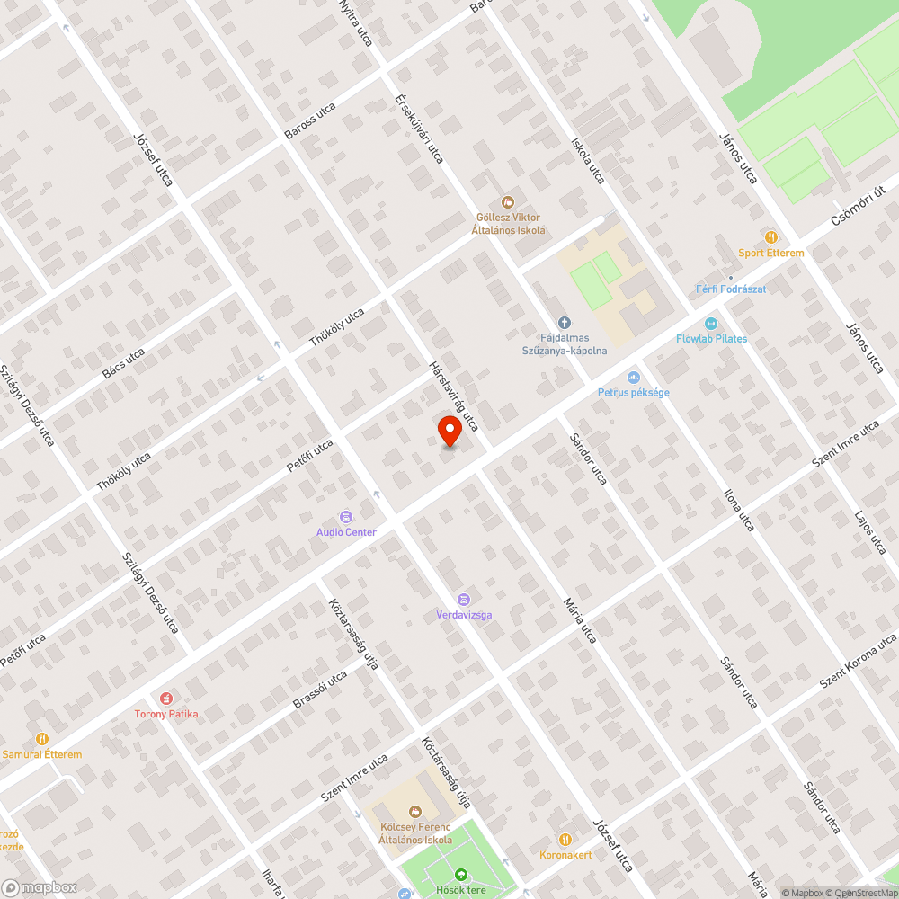 Fakivágás bejelentés helye