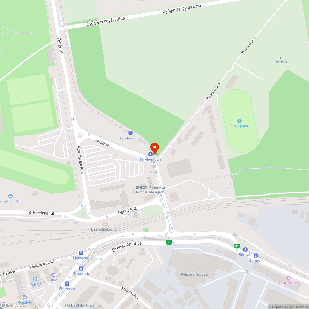 Elfordult bejelentés helye