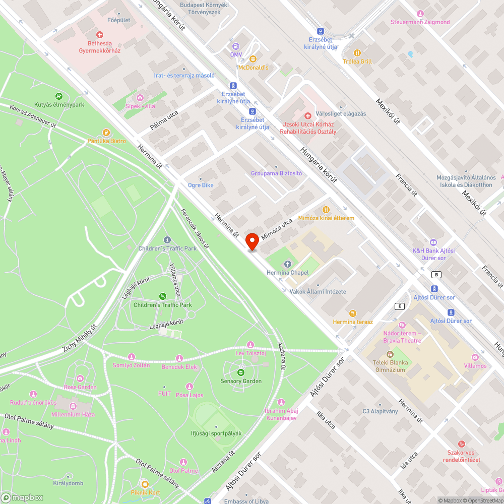 Elhagyott külföldi autó bejelentés helye