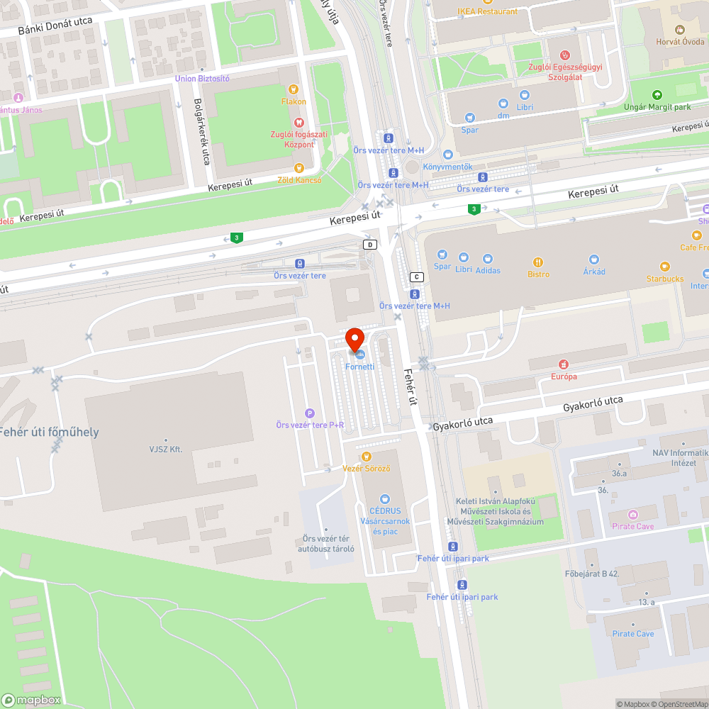 Folyóka bejelentés helye