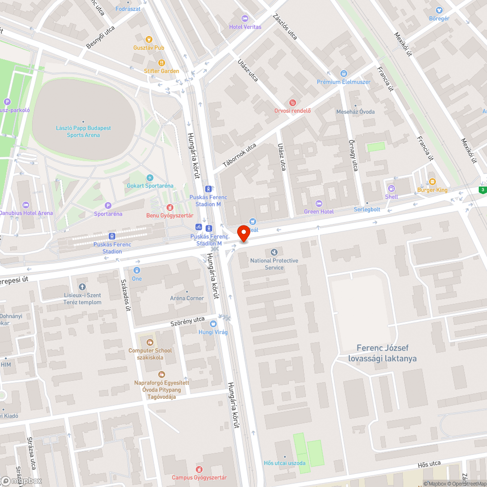 Besüllyedt bejelentés helye