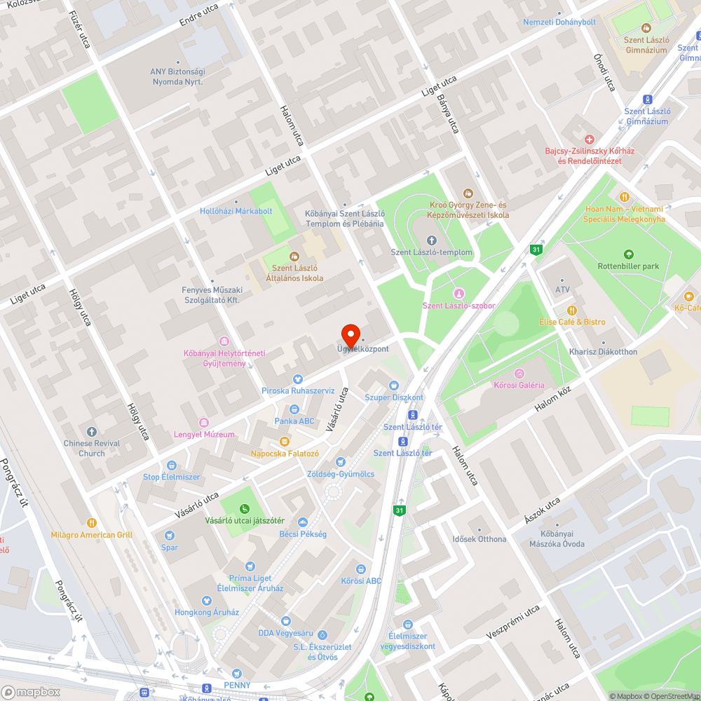 Felgyűrődött aszfalt, süllyedő víznyelő és csatornafedlap bejelentés helye