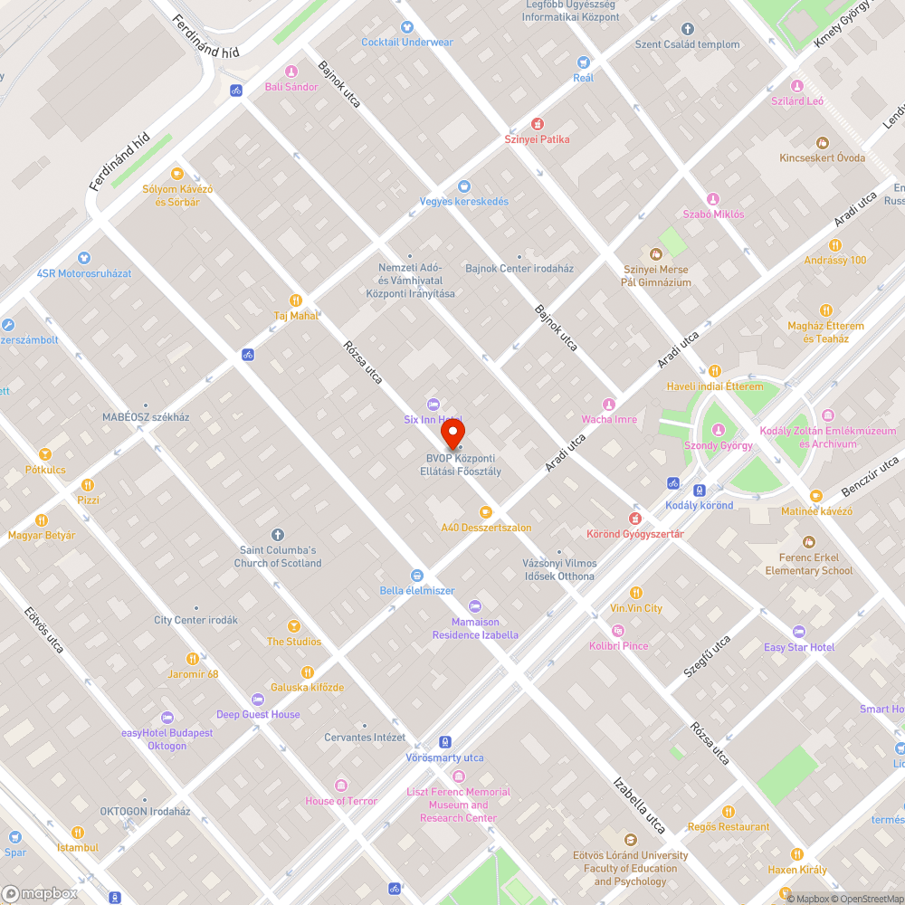 Névtelen fedél bejelentés helye