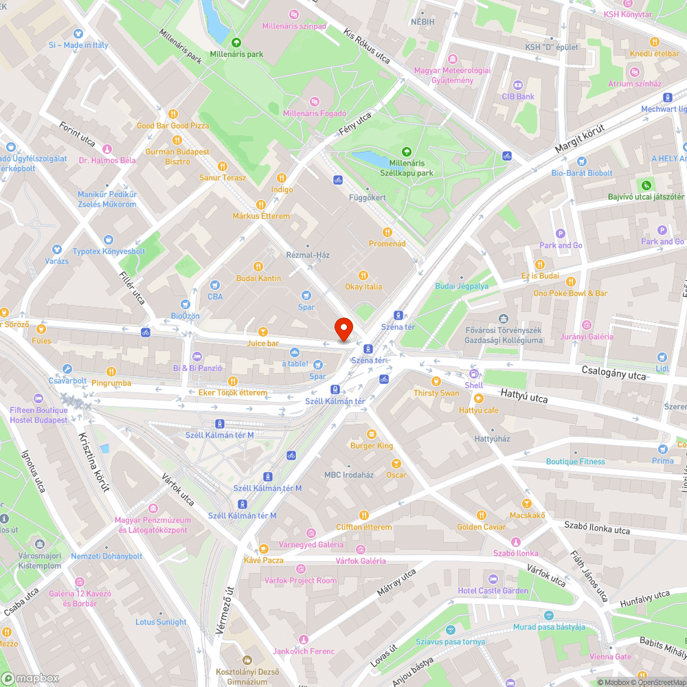 Összetört kövek bejelentés helye