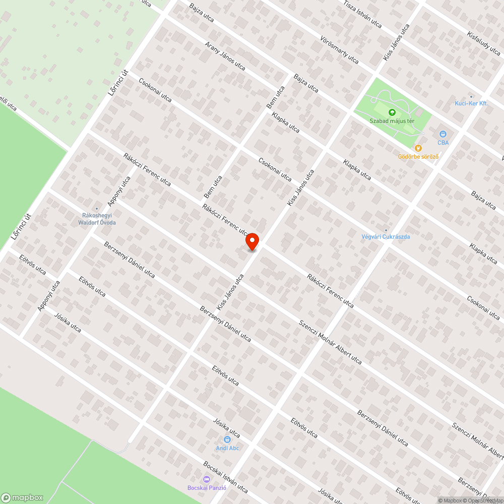 Roncs bejelentés helye