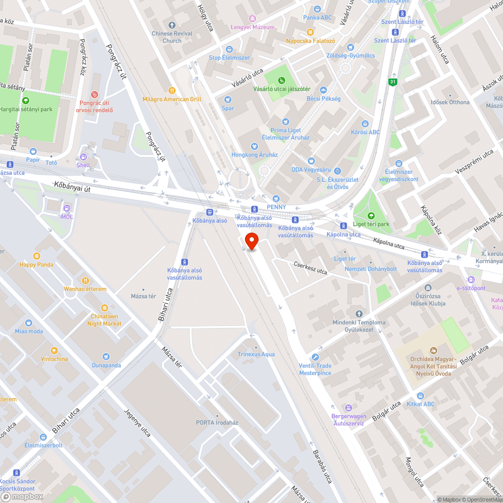 Balesetveszélyes járda bejelentés helye