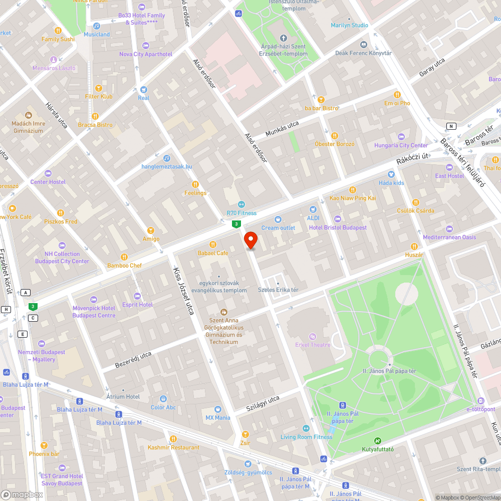 Törött Telekom aknafedő bejelentés helye