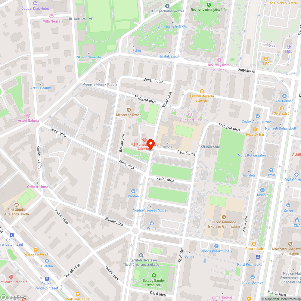 Rongálódott tábla bejelentés helye