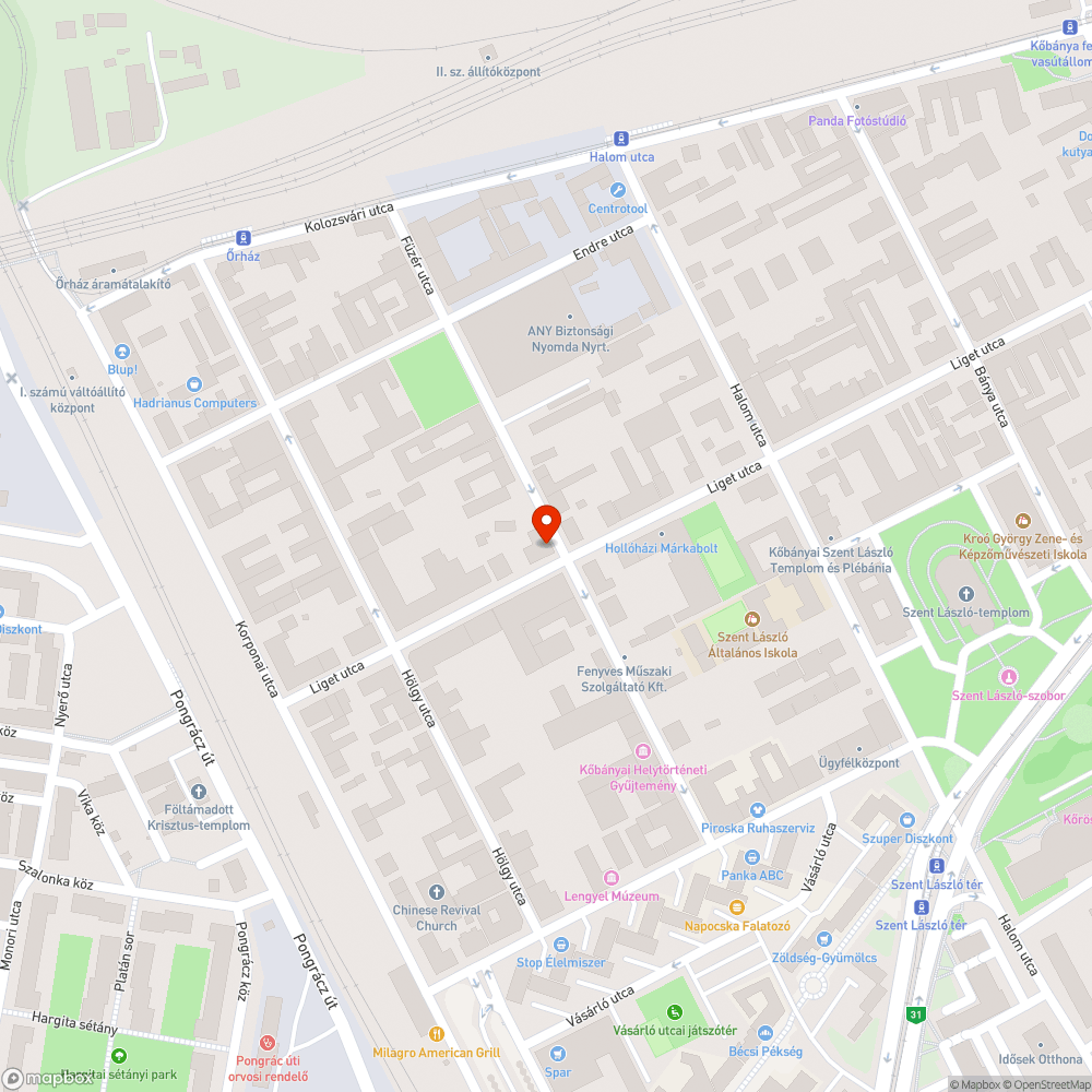 Kirakott lomok és zöldhulladék bejelentés helye