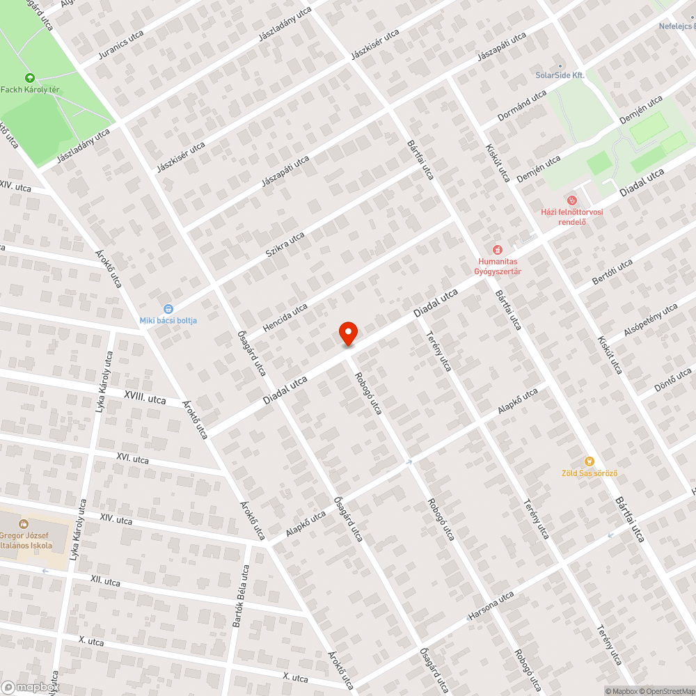 Hiányzó tükör bejelentés helye