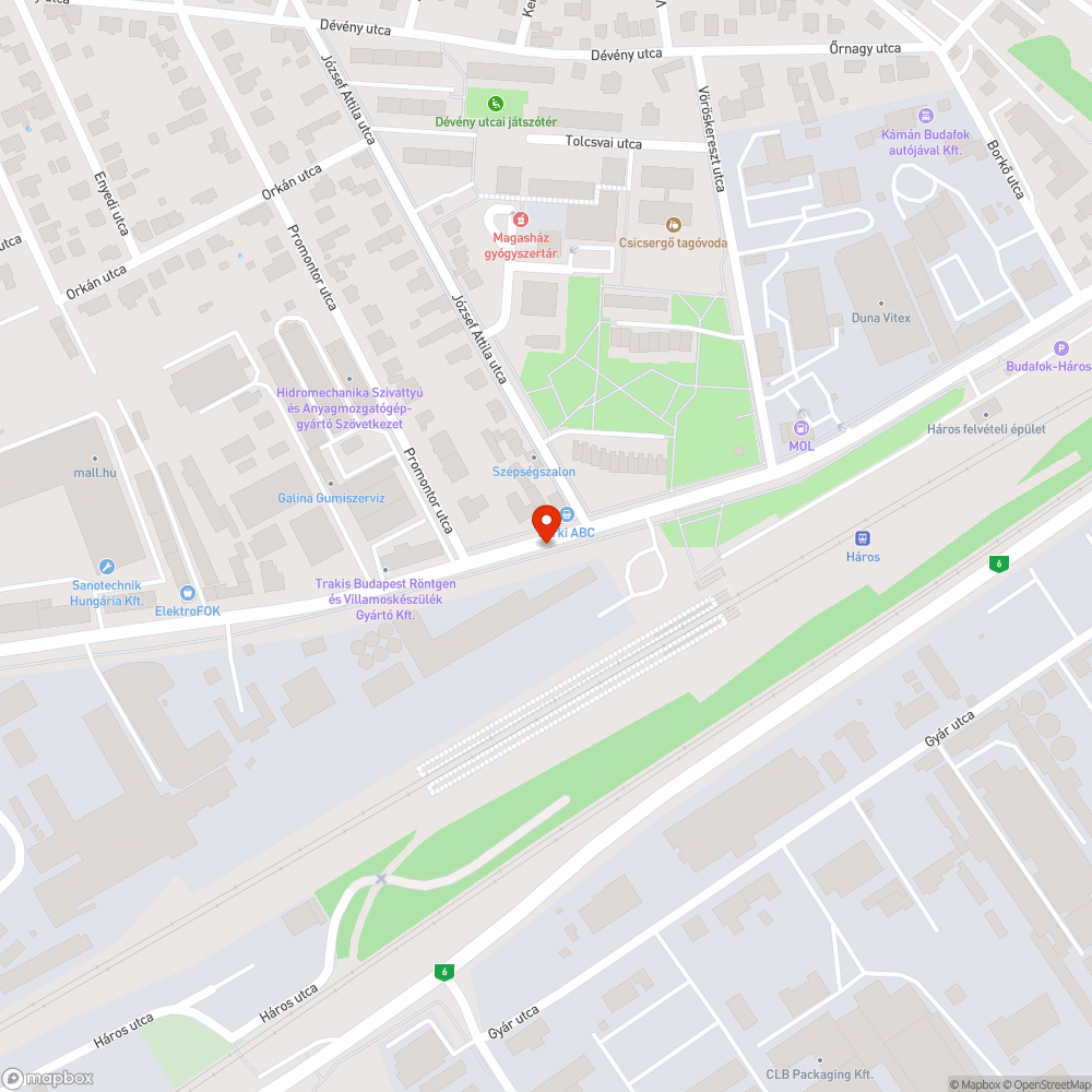 Lerakott szemét a zöldben bejelentés helye