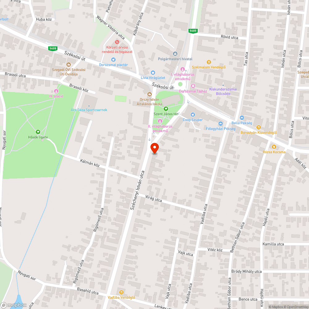 Megsüllyedt aszfalt bejelentés helye