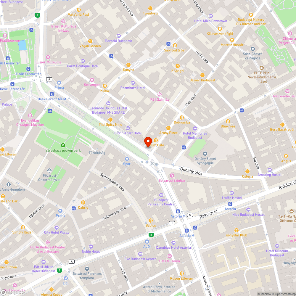 Graffitis pad bejelentés helye