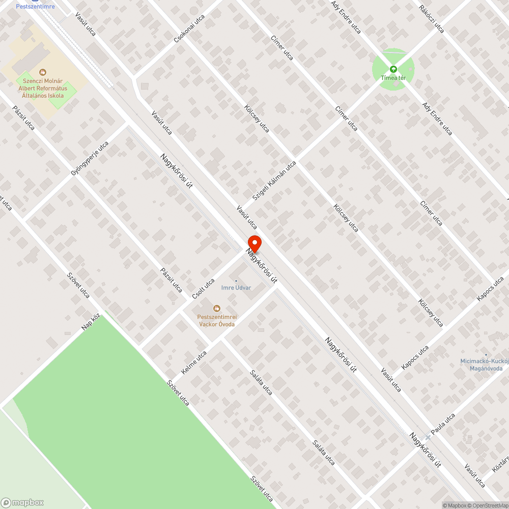 Beláthatatlan útszakasz bejelentés helye