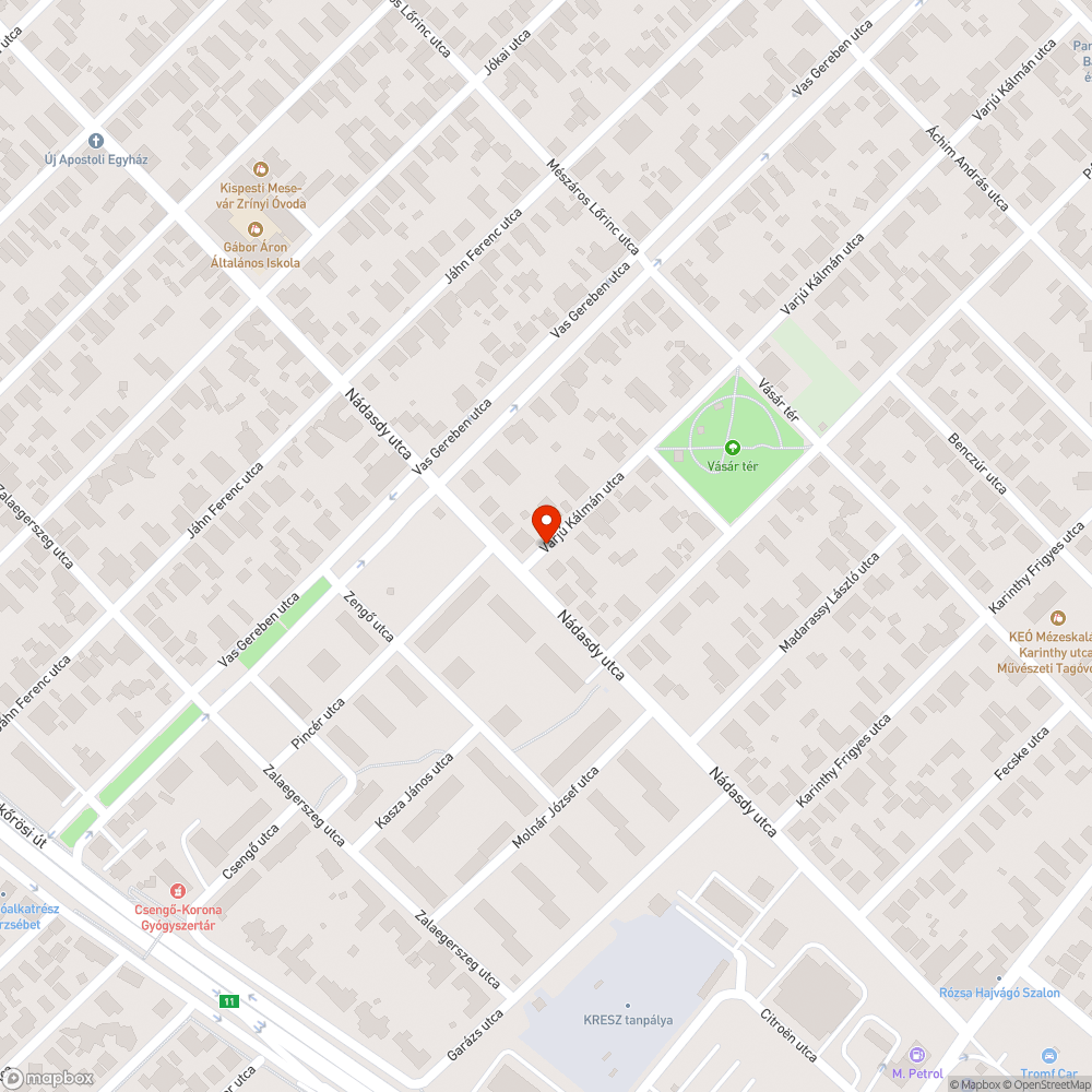 Színes kiasutó bejelentés helye