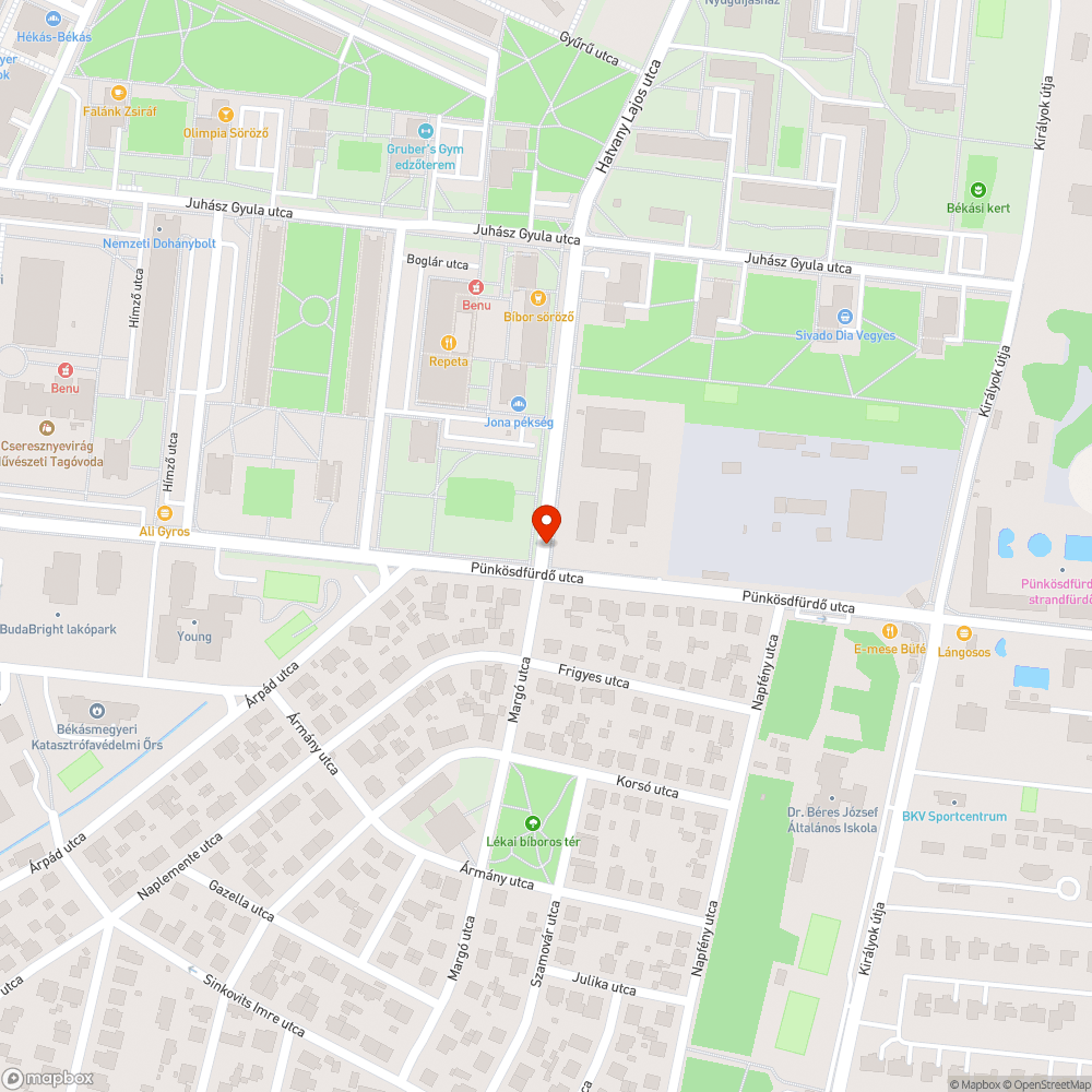 Szemétlerakó bejelentés helye