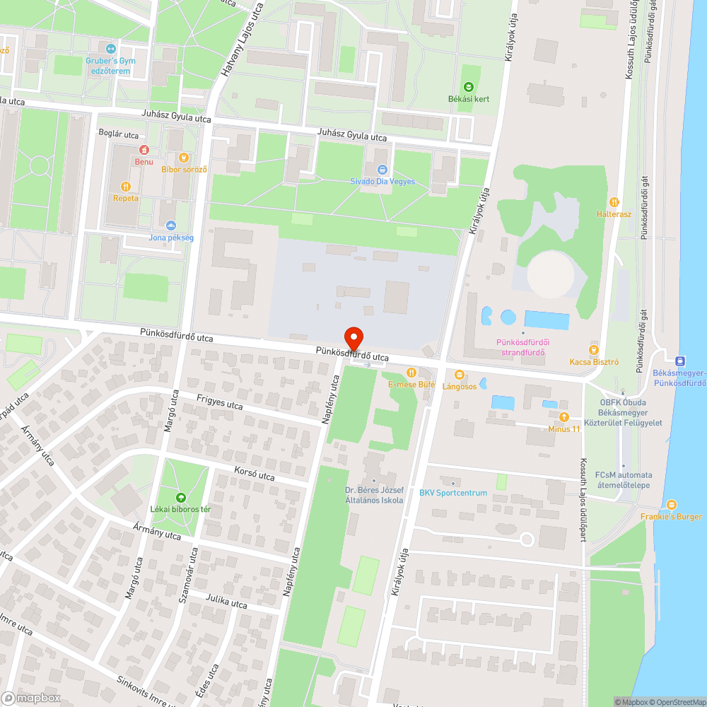 Megdőlt tábla bejelentés helye