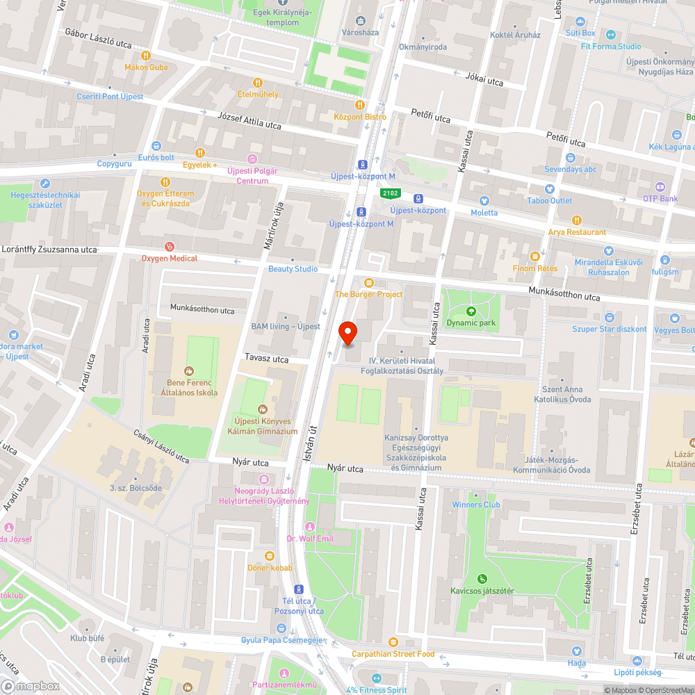 Évek óta forgalmas helyen parkoló elhagyatott Jármű bejelentés helye