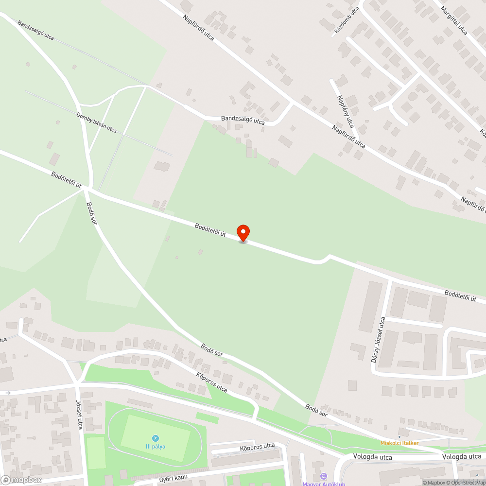 Rengeteg szemét a Bodótetőn bejelentés helye