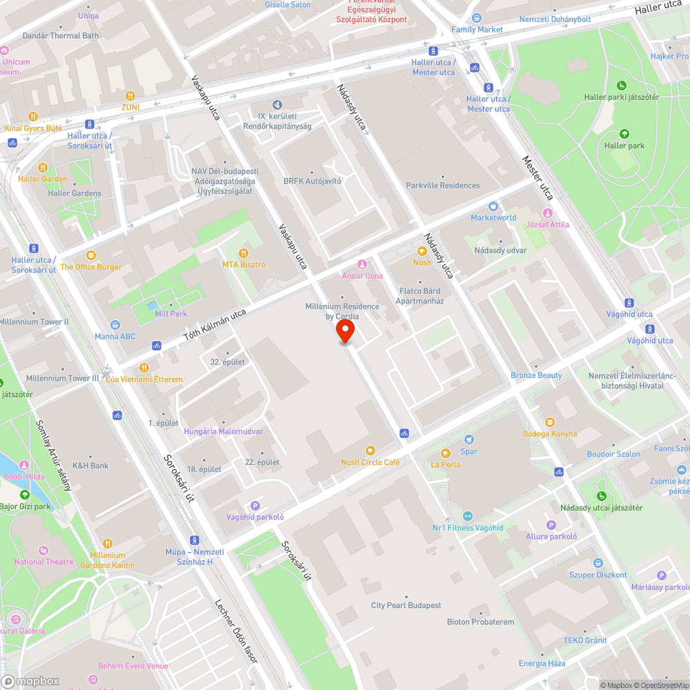 Berogyott akna bejelentés helye