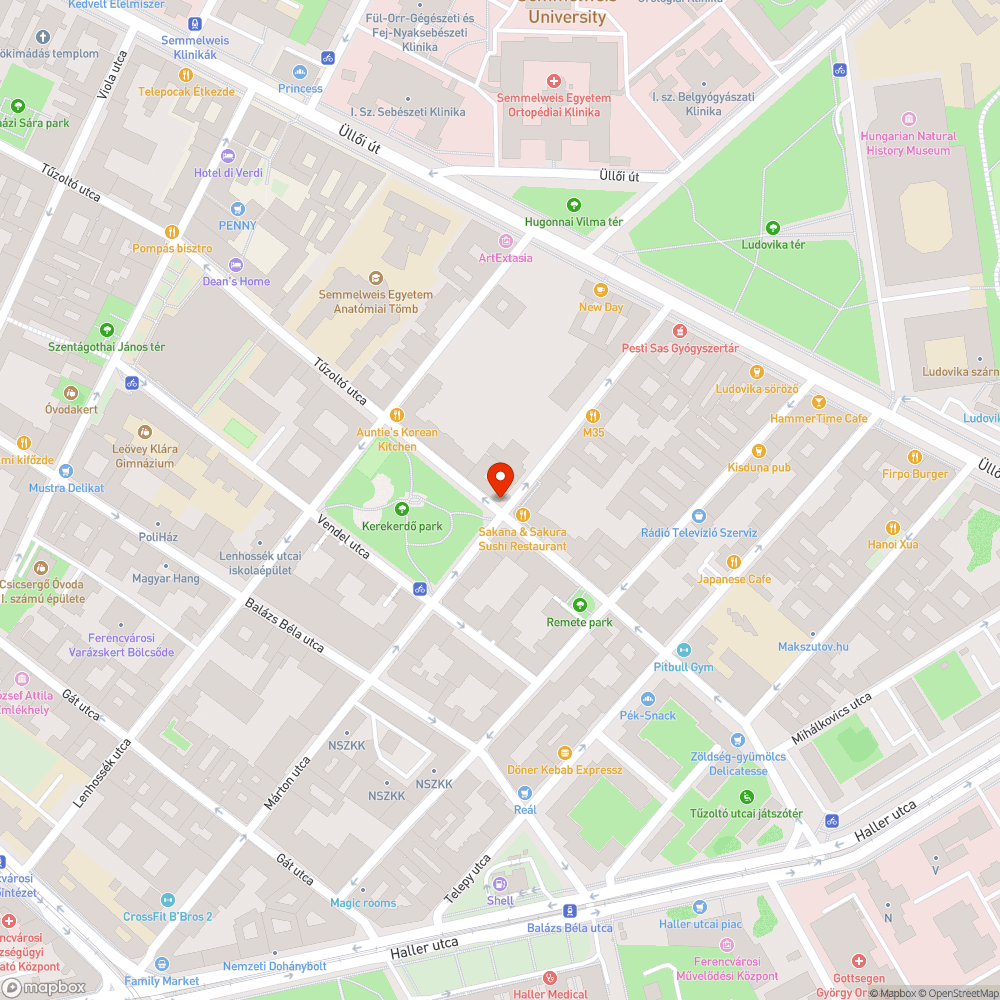 Botlásveszélyes fedlap bejelentés helye