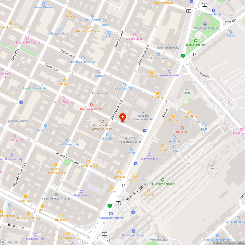 Járdán parkolás bejelentés helye