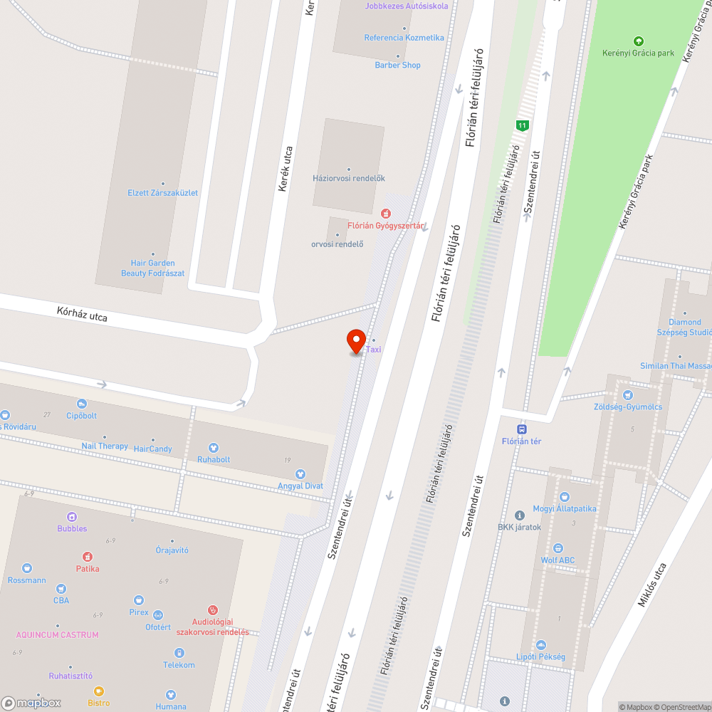 Graffiti bejelentés helye