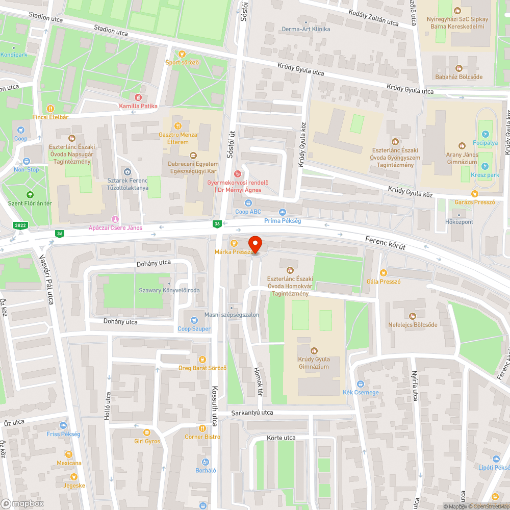 Járdán parkolás és pakolás bejelentés helye